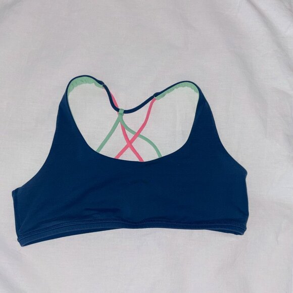 Ivivva by Lululemon Blue Sports Bra Size 14 - Picture 1 of 4